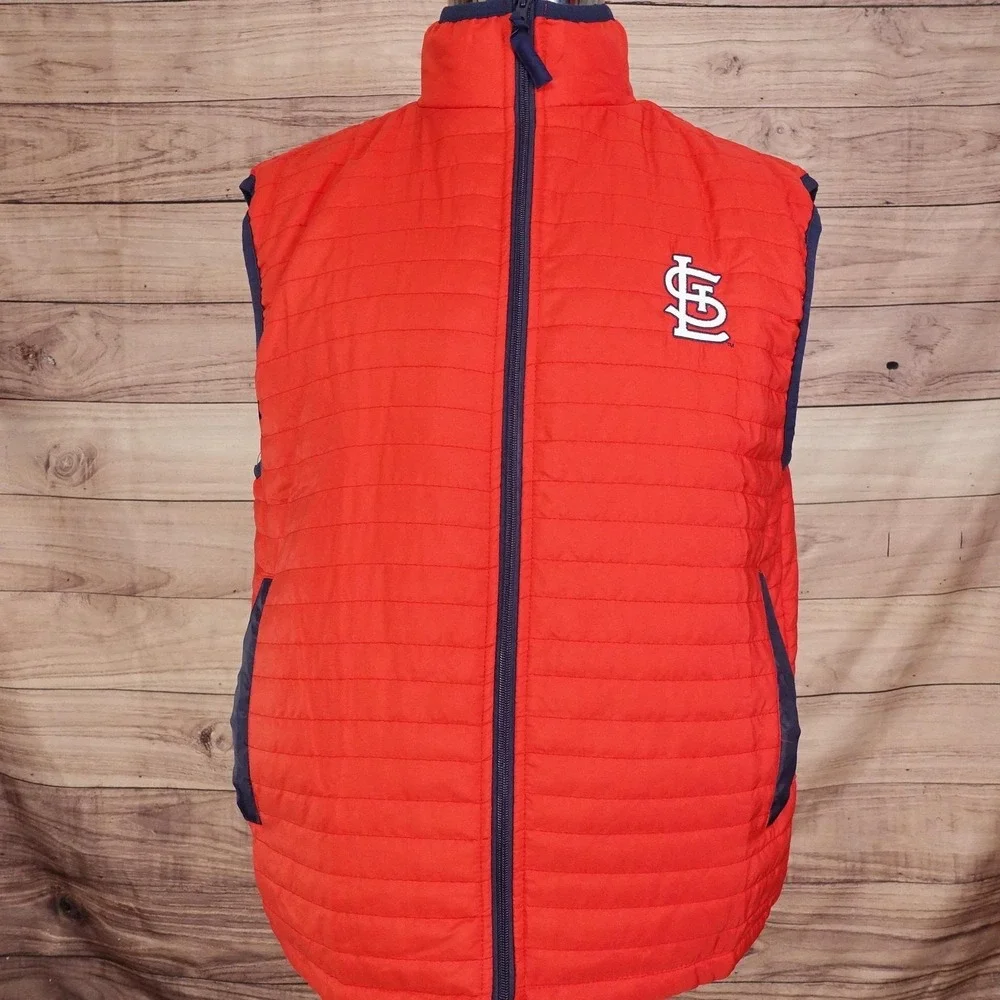 St. Louis Cardinals Vest‎ Mens XL MLB Baseball Puffer Bayer SGA Stadium Giveaway